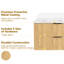 Meuble-lavabo flottant avec lavabo double 84 po Benford-2067356030