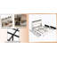 Base de grand lit, tête de lit ergonomique, plateforme, prises, chargeur, métal, tablette de rangement-1323985234