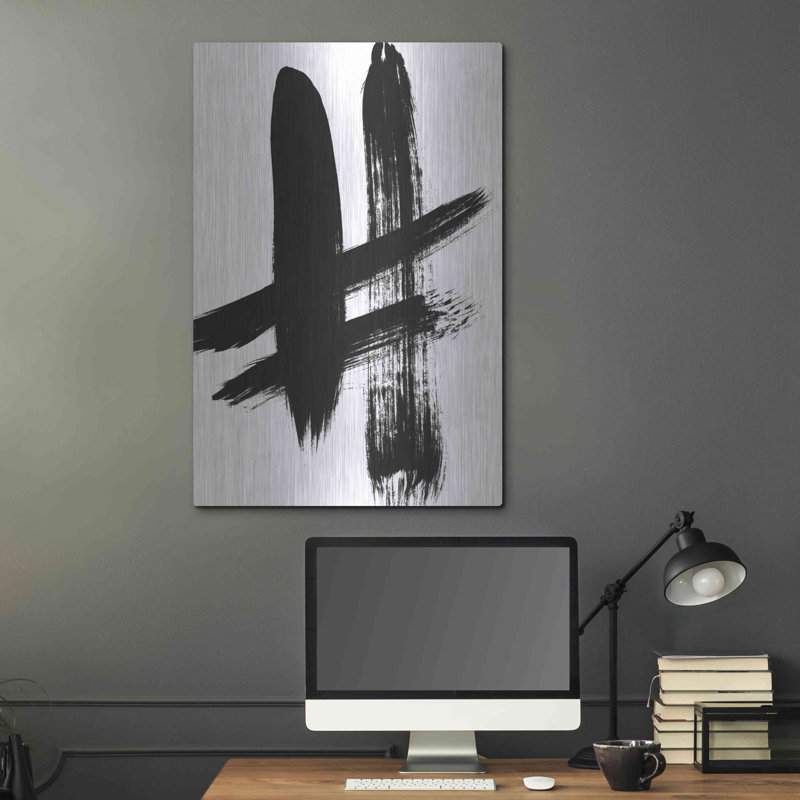 " Brushstrokes V " by Linda Woods, 36" H x 24" W
