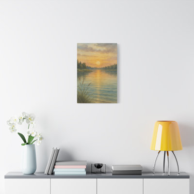 Aaroon Single Picture Frame Print on Canvas