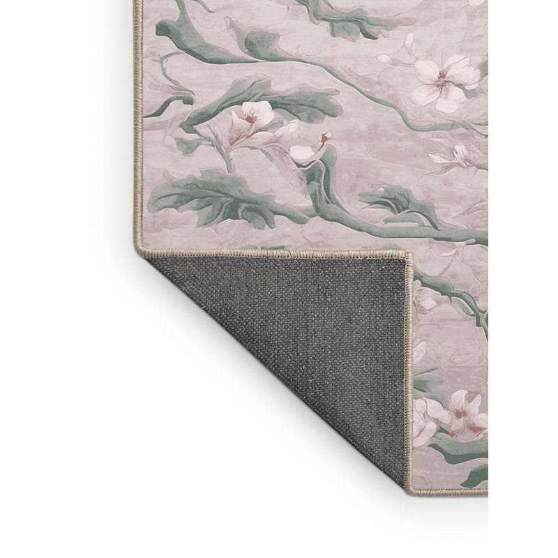 Tapis beige soyeux et moelleux, Rectangle 8 pi x 12 pi
