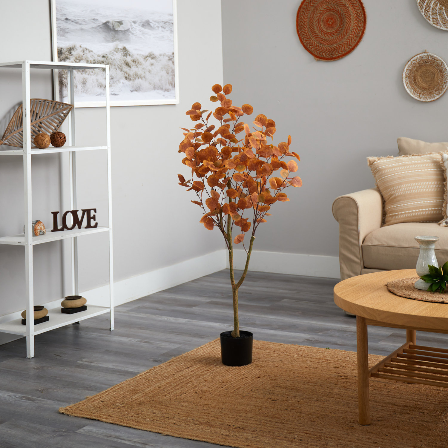  4ft. Autumn Eucalyptus Artificial Tree