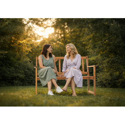 Solid Wood Acacia Outdoor Bench