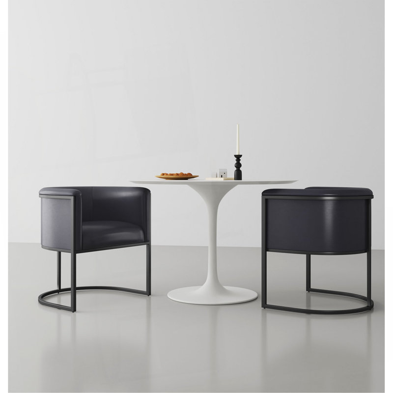 Chaise pour petit espace, Noir