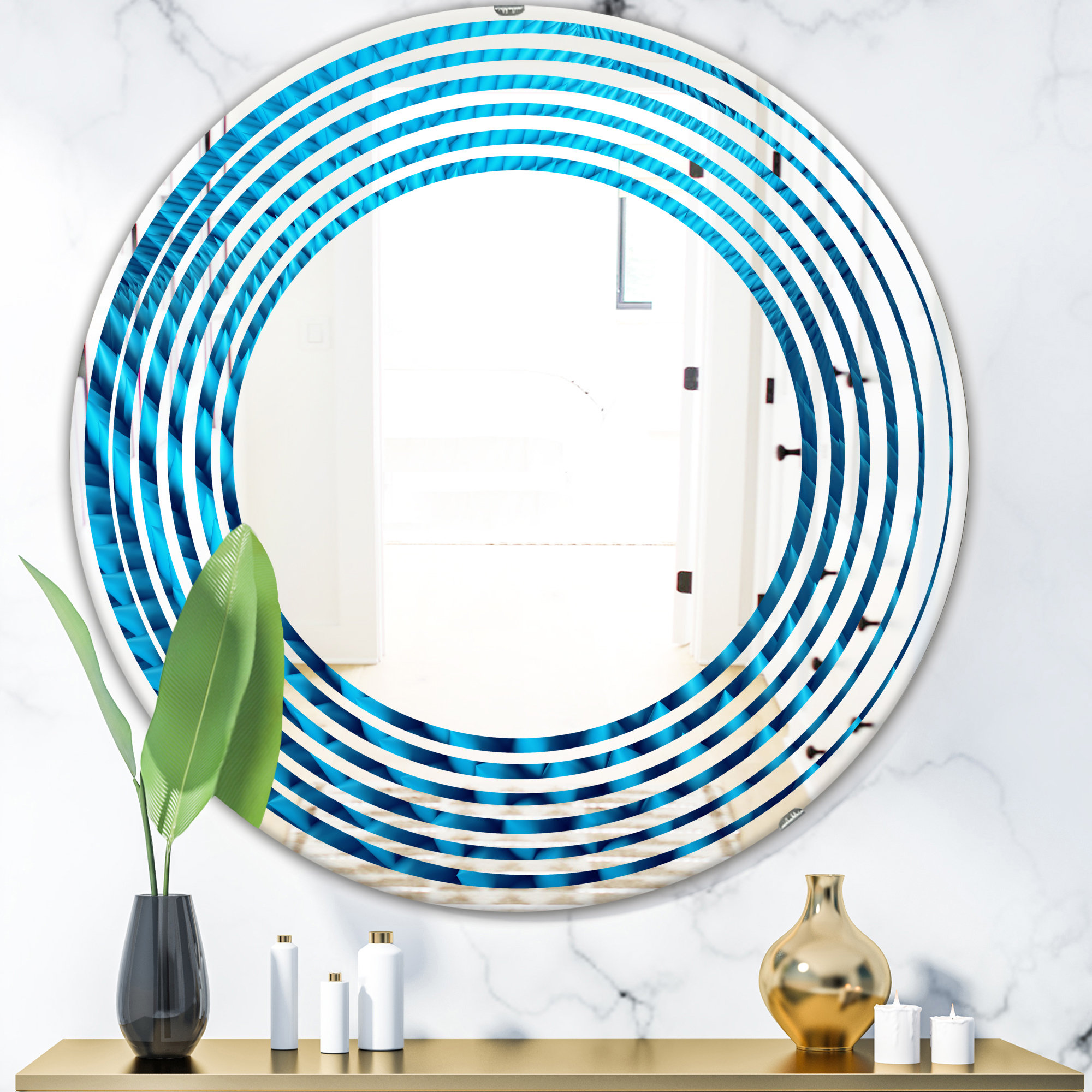 abstract wavy mirror