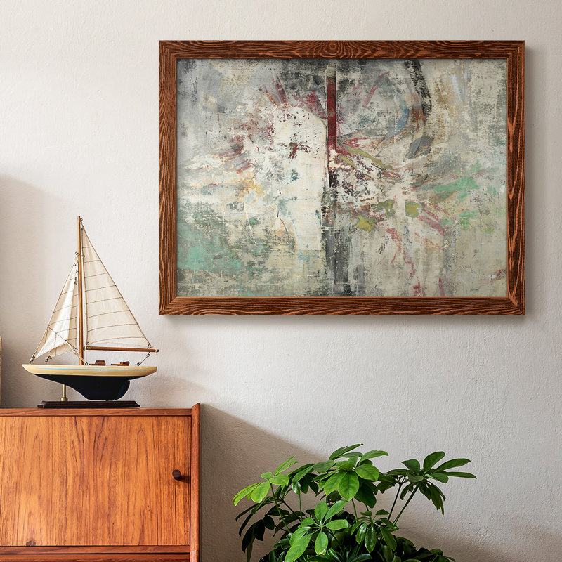 Ebb Flow, peinture sur toile encadrée, Érable, H 22 po x l 32 po x P 1,5 po