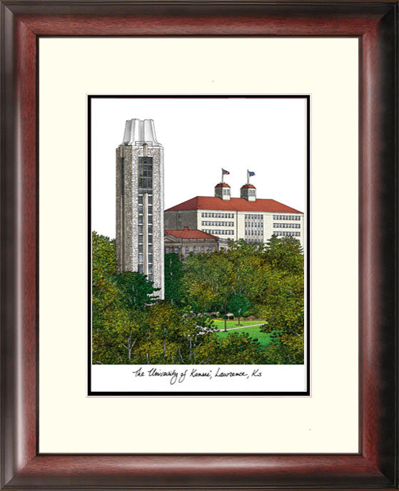 NCAA Kansas Jayhawks Alumnus Lithograph Picture Frame