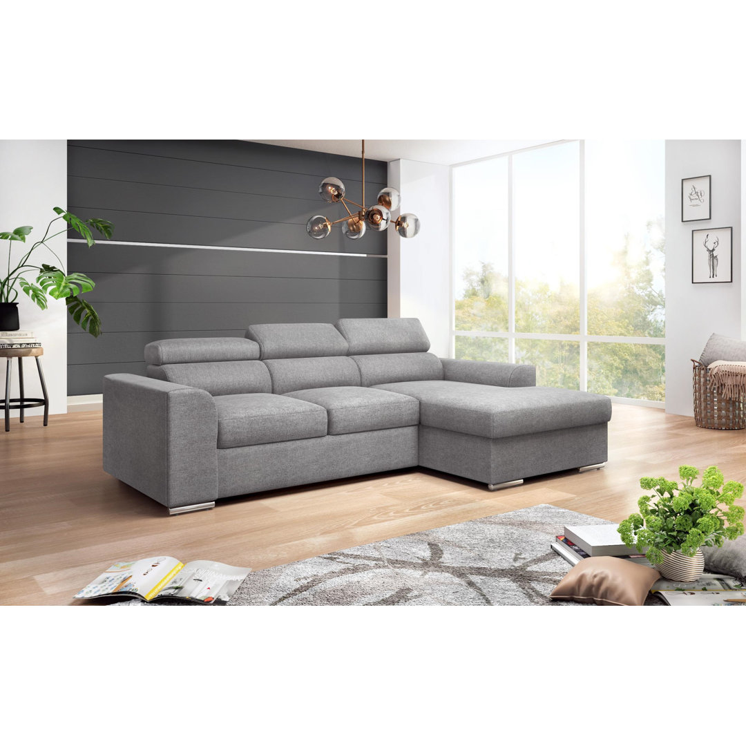 Ecksofa Louai mit Bettfunktion