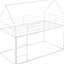Twin Over House Bunk Bed With Built-In , White - Comfortable Bedroom Solution For Metal Structure, Finish