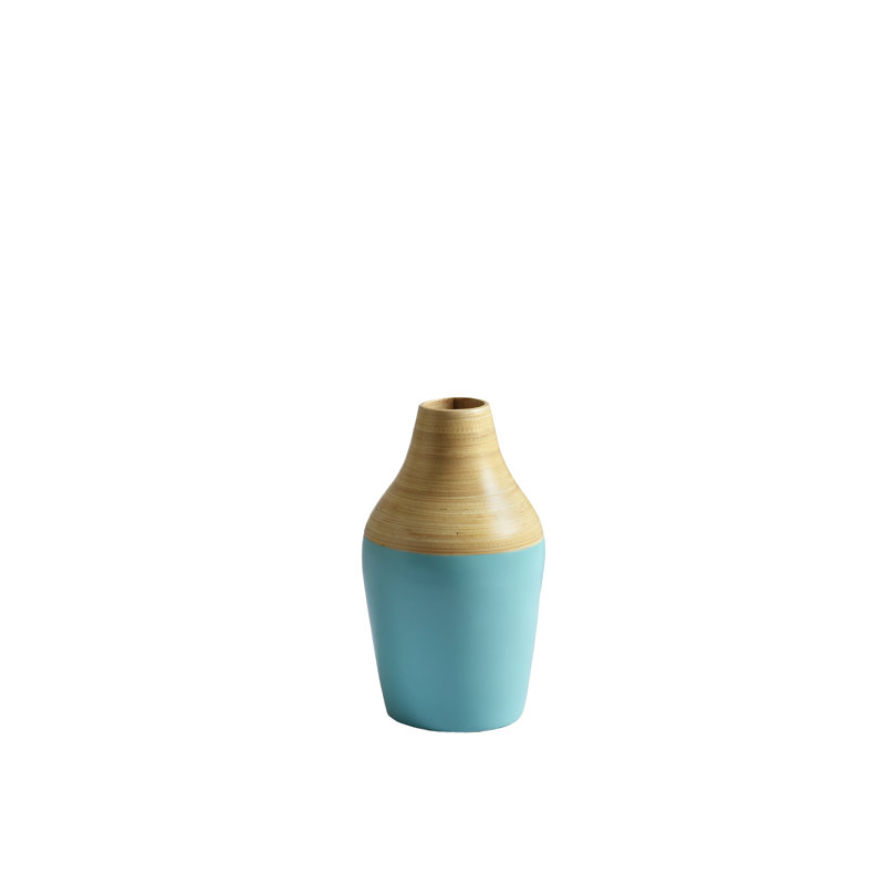 Pot en bambou Bahia, Turquoise