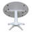 Extendable Round Solid Wood Dining Table-87227704