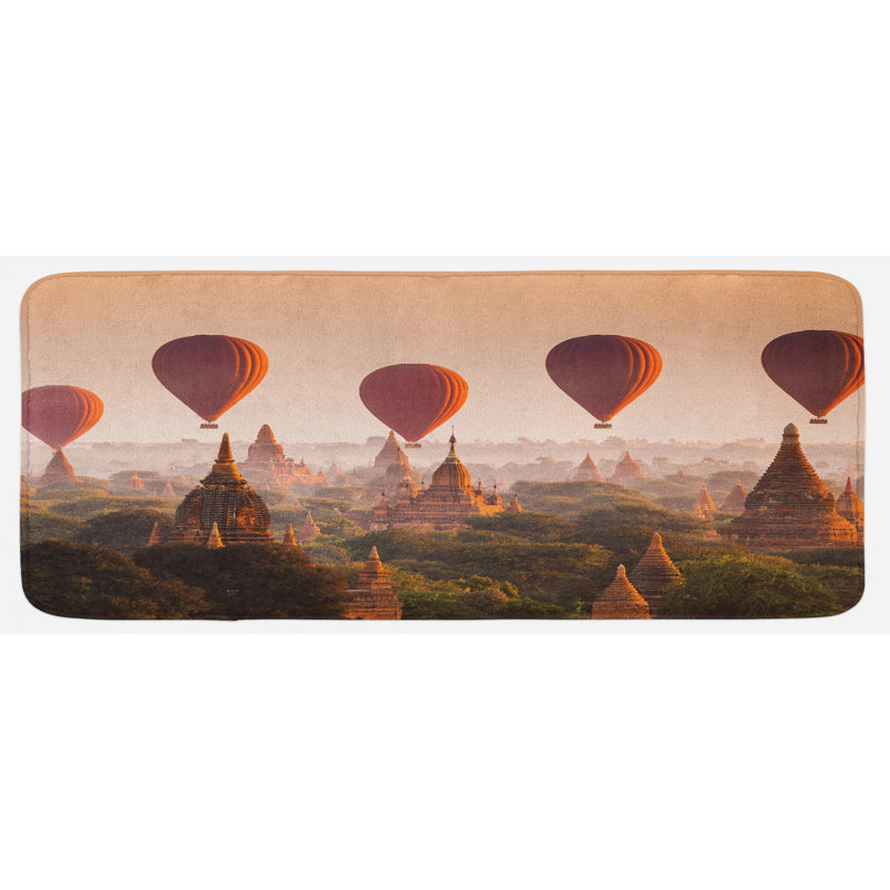 Eclectic Polyester Kitchen Mat