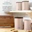 Tower Scandi 5 Piece Acacia Wood Storage Set with Bread Bin, Biscuit Barrel, Canisters-87710268