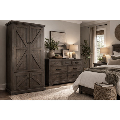 Kellogg 42 " W Solid Wood Armoire