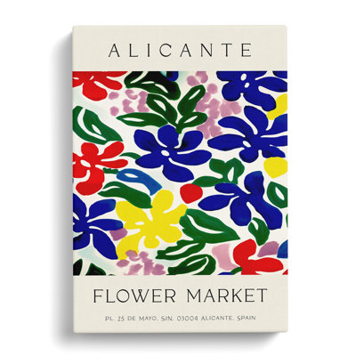 Alicante Flower Market Exhibition No.2 - Wrapped Canvas