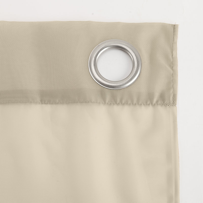 Panneau de rideau simple diaphane avec œillets - Basics by Wayfair ™, L 59 po x L 63 po, Gruau