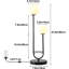 Lampe de table Mid-Century 2 lumières-63390391