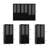 20" D Armoire Wardrobe Closet With Fluted Glass And Drawers, 71" H Clothing Storage Cabinet With Hanging Rod And Soft-Close Doors-123843217