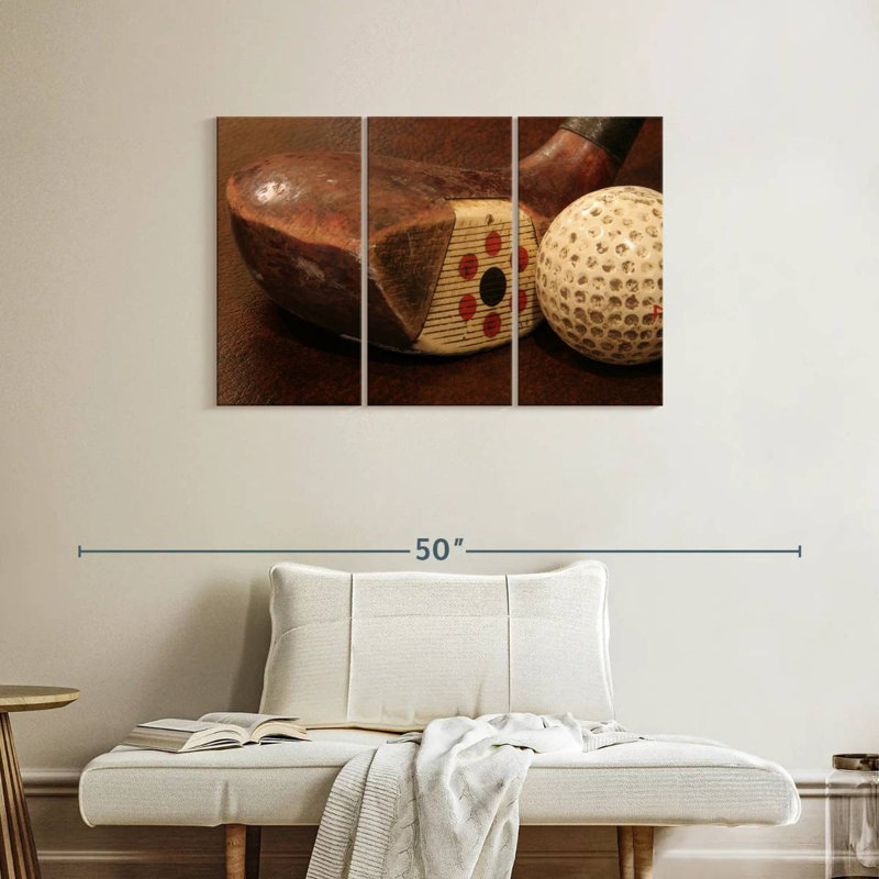 Senne club et balle de golf, H 24 po x l 38 po