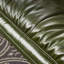 Causeuse-coussin modulaire en cuir véritable vert