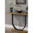 Sofa Table Industrial Style U-Shape Base