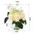 Faux Silk Arrangement in Vase-1688760467