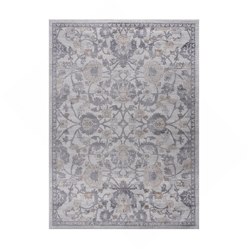Collection Sand/Ivory/Oriental Non-Shedding Living Room Bedroom Dining Home Office Stylish And Stain Resistant Area Rug