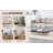 43.3 Inch Modern Two-Tier Coffee Table-1170317963