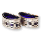 Vintage English Sheffield Master Salt Cellars