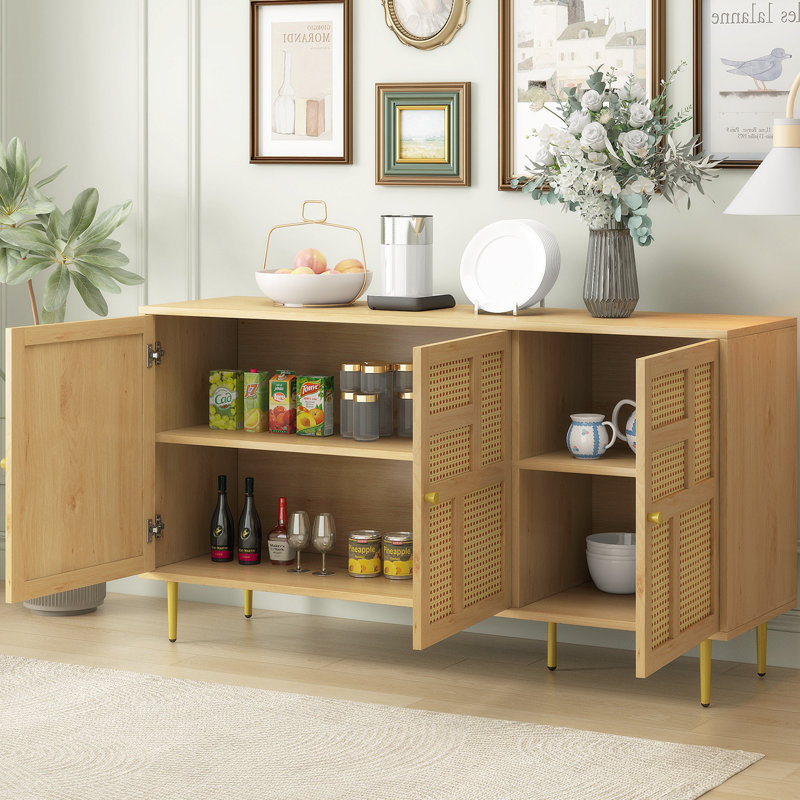 Armoire d'appoint Abisola, Bois robuste