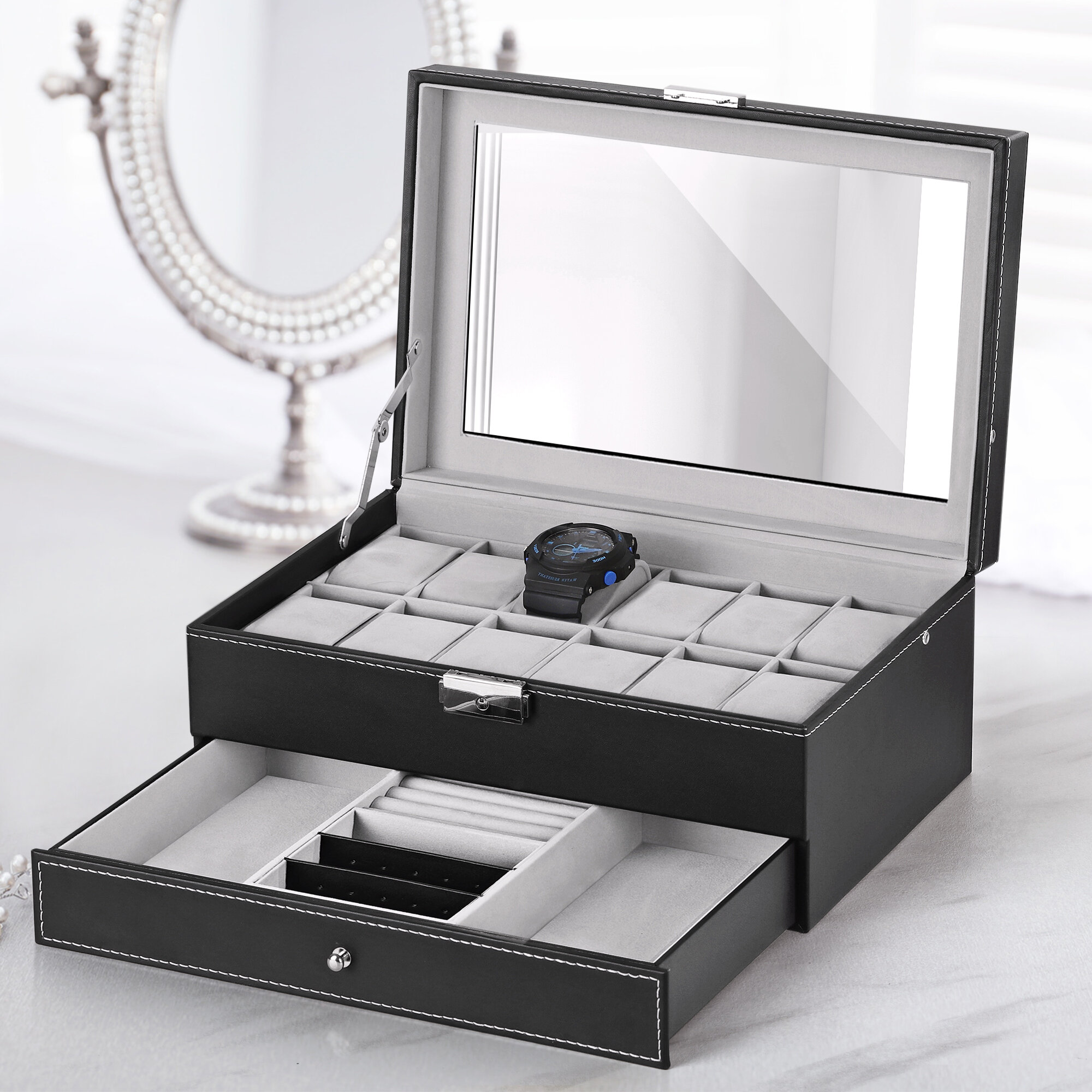 Watch Jewelry Case Storage Box