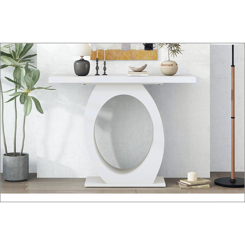 Console moderne et élégante avec base en forme d'œuf Mirod