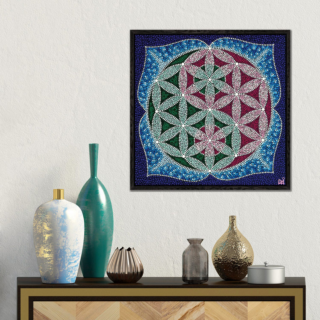 Yingyan Flower Of Life von Nadya Al-Haroun - Galerie-Giclée auf Leinwand