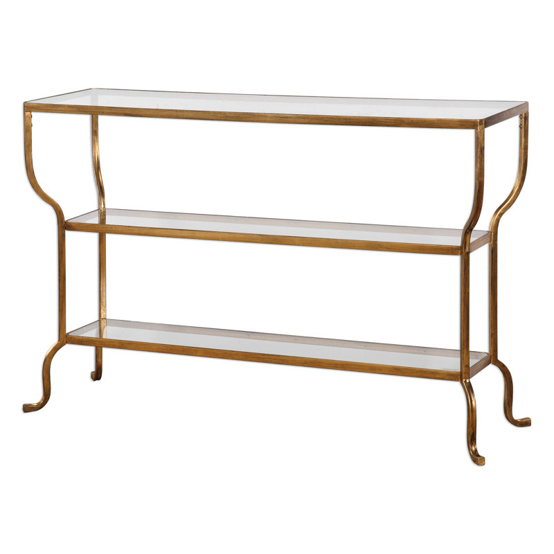 Scaife 54.2'' Glass Top Console Table