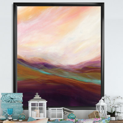 « abstract désert dunes jaune orange jaune »-reproduction d’image sur toile