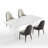 Benayas 5 - Piece Double Pedestal Dining Set with 4 Chairs