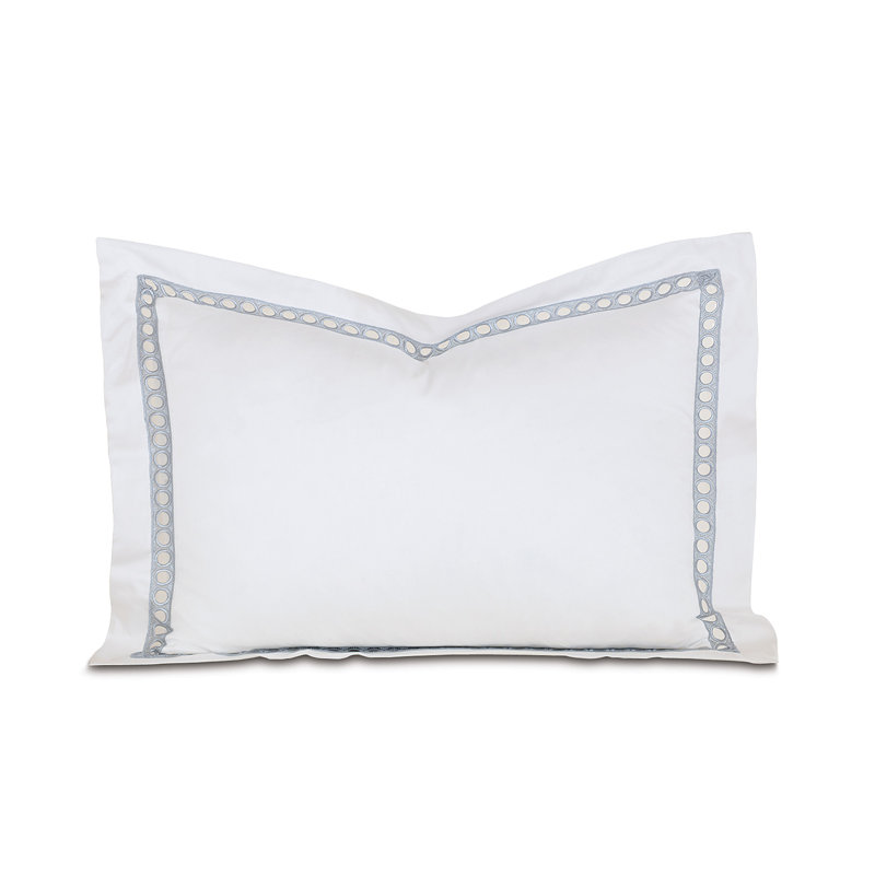 Celine Cotton Sateen Duvet Cover, Califfornia King Duvet Cover + 2 Shams, White/Silver
