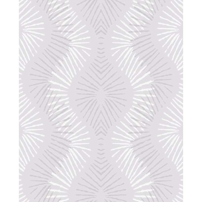 Rouleau de papier peint L 33 pi x l 20,5 po Celadon, Argent argent