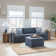Flex 103'' Upholstered Modular Sofa with Storage Ottoman