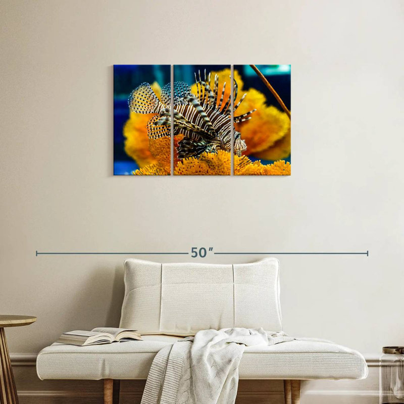 Saltwater Fish, 20" H x 33" W