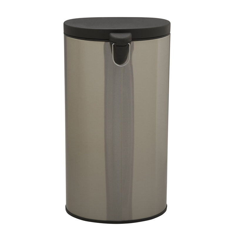 Savannah 30L Brushed Stainless Steel Step Trash Can
