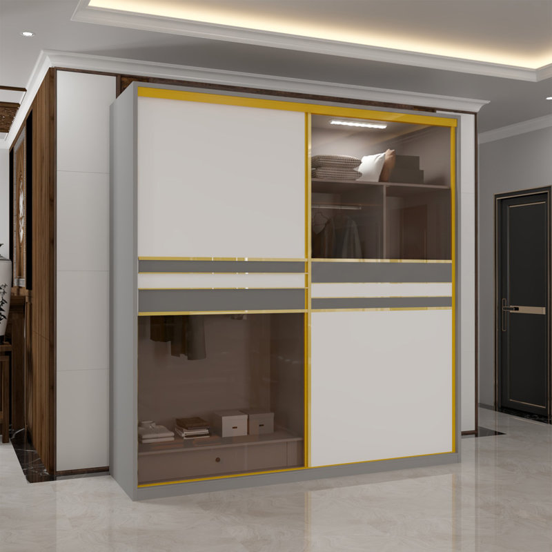 2 Door Manufactured Wood Wardrobe