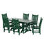 Ensemble de salle à manger rectangulaire pour 6 personnes 70 "" Laguna-769871187