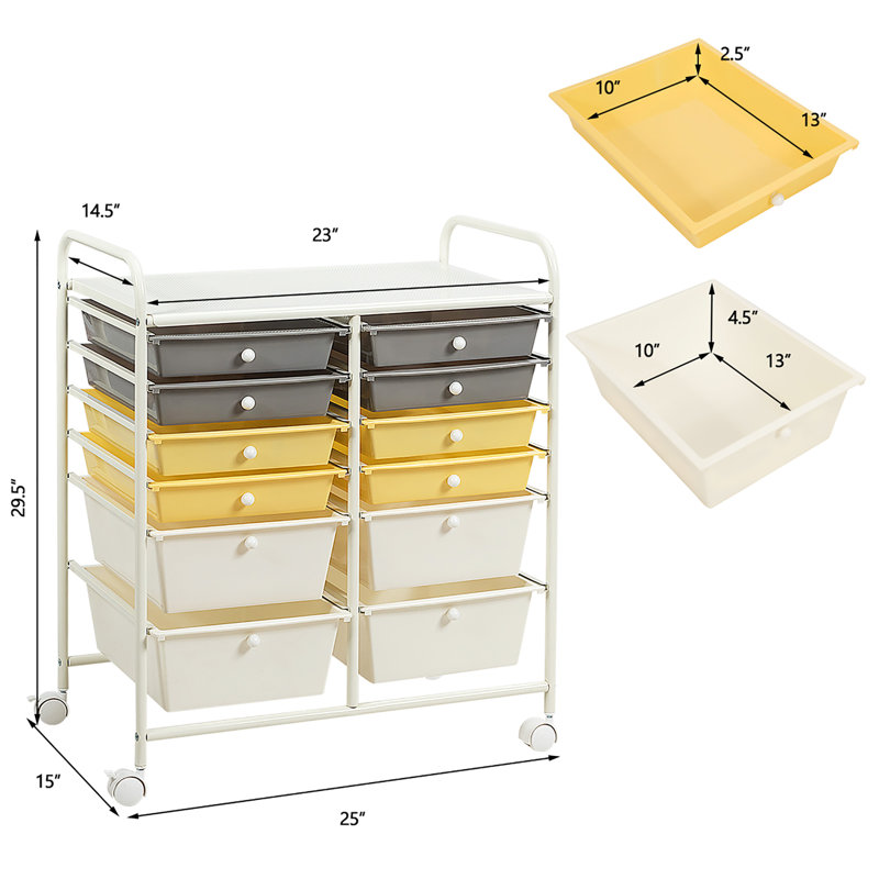 Commode de rangement sur roulettes 12 tiroirs Richeson Tools