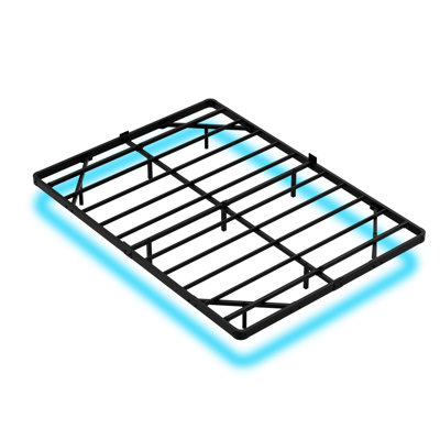 LED Floating Bed Frame No Box Spring Needed