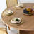 52 Inch White Oak Veneer Round Pedestal Dining Table-1297707076