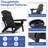 Hdpe Folding Adjustable Adirondack Chair Set Of 4-169084938