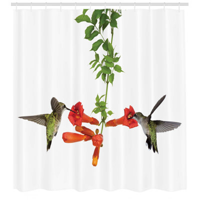 Shower Curtain with Hooks Included