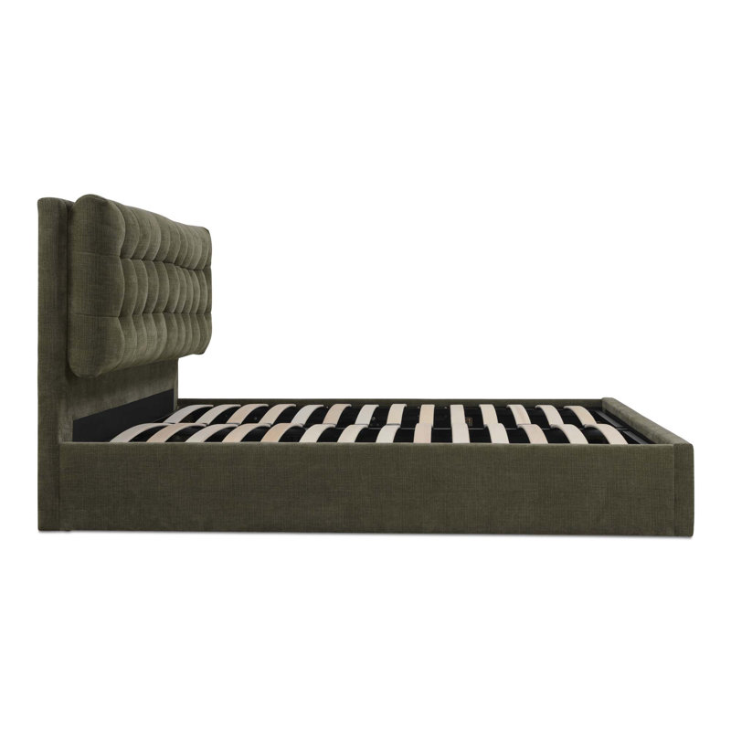 Sebastion Storage Bed, Green, King