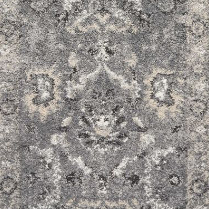 Burcham Geometric Indoor Rug, Rectangle 7'10" x 9'10", Grey